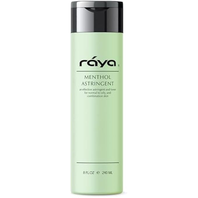 Raya MENTHOL ASTRINGENT 6 OZ (203) | EFFECTIVE FACIAL TONER FOR COMBINATION AND PARTIALLY OILY SKIN PRONE TO BREAK-OUTS | HELPS REFINE, TIGHTEN, AND PROTECT PH BALANCE | COOLS, REFRESHES AND SOOTHES - Image 1